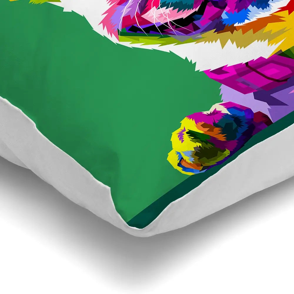 Pop Art Frenchie Cushion Pop Art Frenchie Cushion wall art product rainbow zoo / Shutterstock