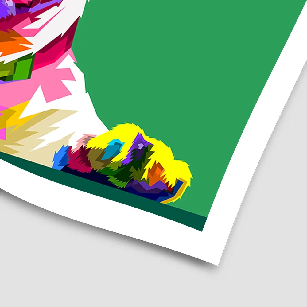 Pop Art Frenchie Square Art Print Pop Art Frenchie Square Art Print wall art product rainbow zoo / Shutterstock