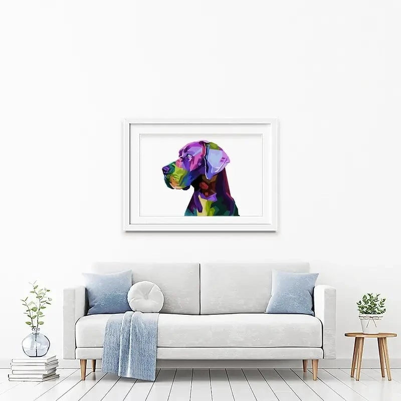Pop Art Great Dane Framed Art Print Pop Art Great Dane Framed Art Print wall art product rainbow zoo / Shutterstock