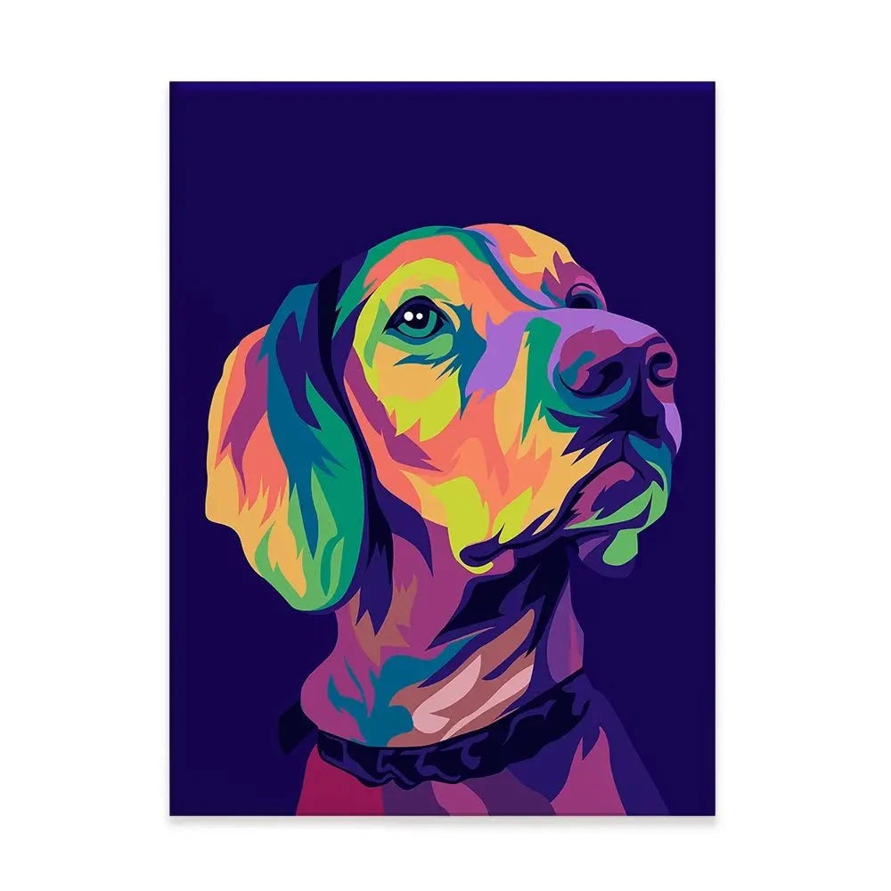 Pop Art Labrador Retriever Canvas Print Pop Art Labrador Retriever Canvas Print wall art product Zero05Ard / Shutterstock