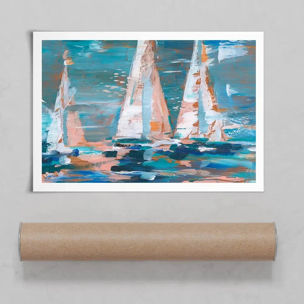 Pop Regatta 2 Art Print Pop Regatta 2 Art Print wall art product Ethan Harper