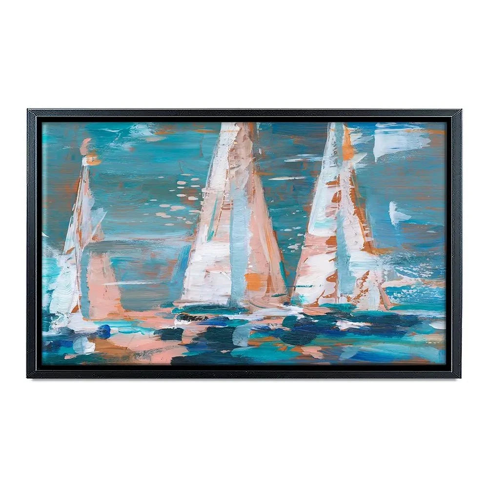 Pop Regatta 2 Canvas Print Pop Regatta 2 Canvas Print wall art product Ethan Harper