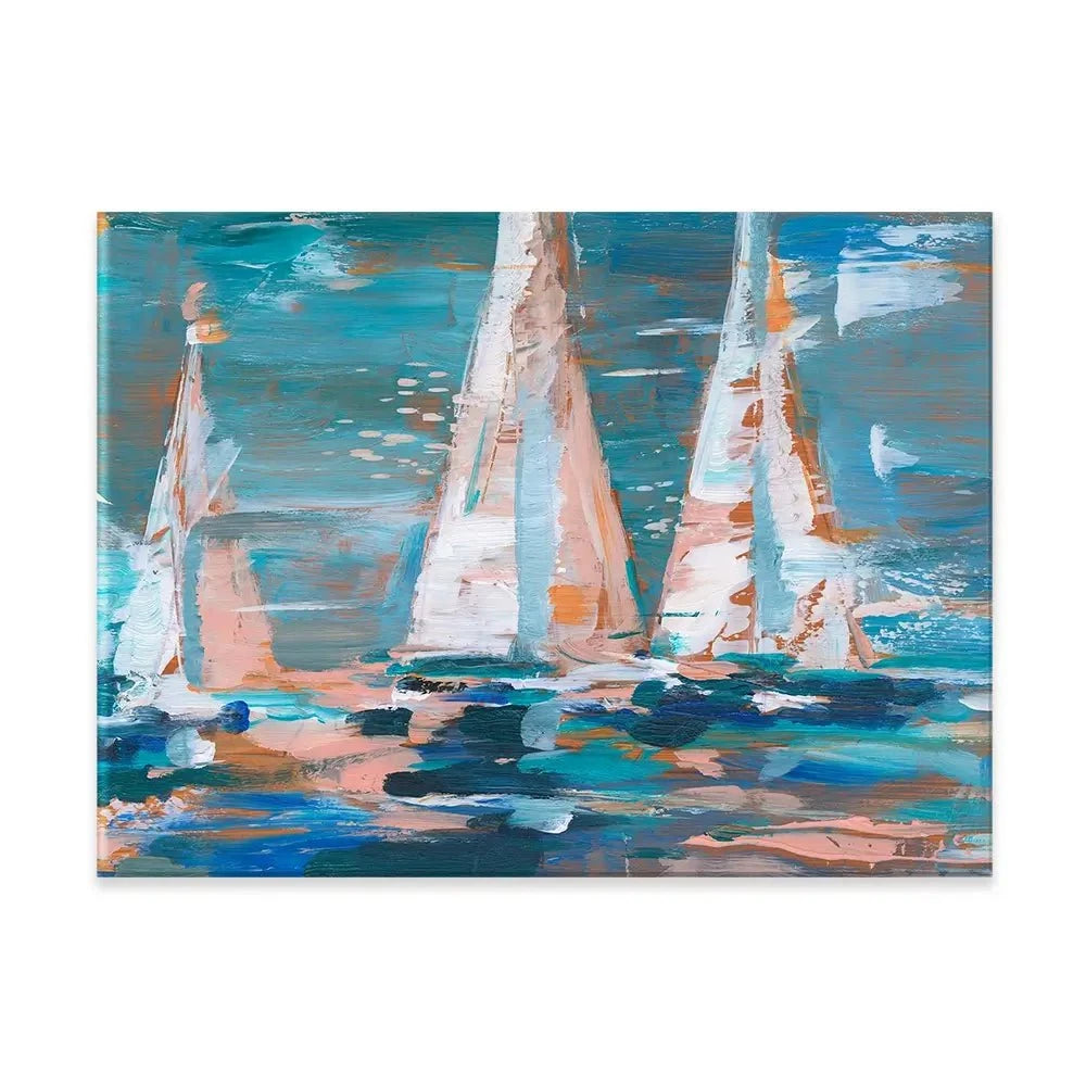 Pop Regatta 2 Canvas Print Pop Regatta 2 Canvas Print wall art product Ethan Harper