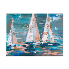 Pop Regatta 2 Canvas Print Pop Regatta 2 Canvas Print wall art product Ethan Harper