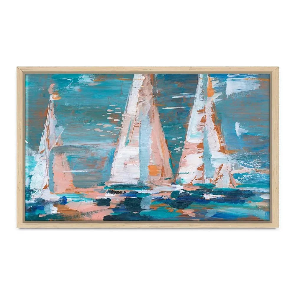 Pop Regatta 2 Canvas Print Pop Regatta 2 Canvas Print wall art product Ethan Harper