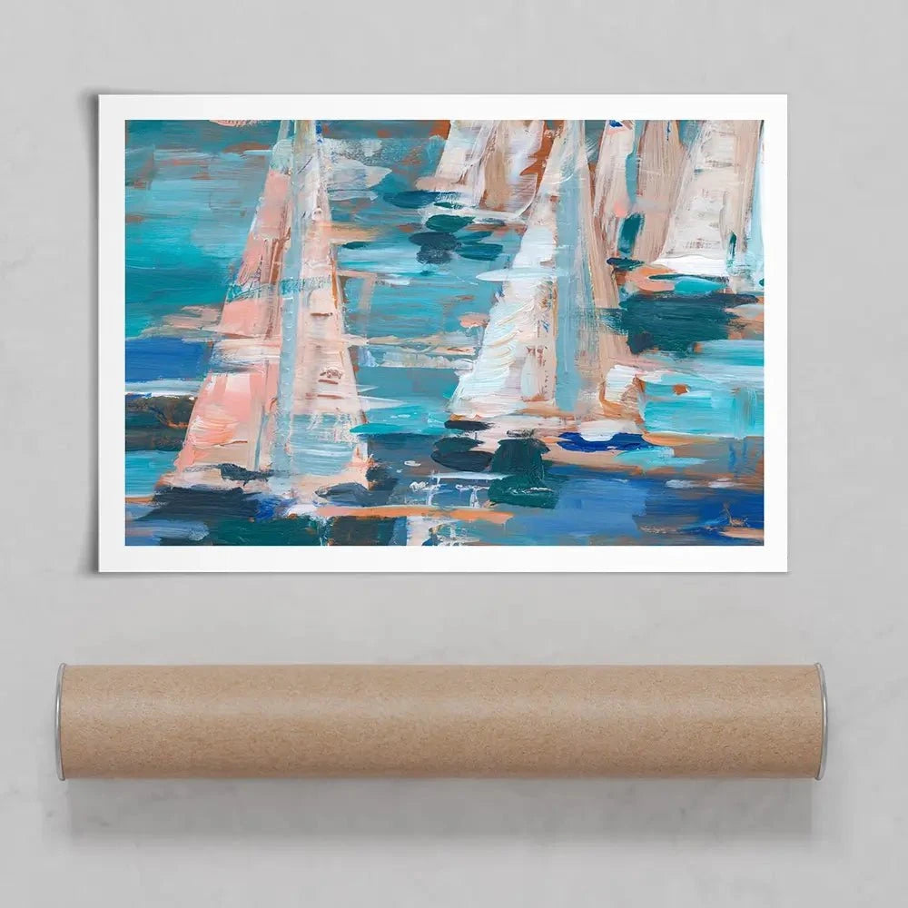Pop Regatta Art Print Pop Regatta Art Print wall art product Ethan Harper