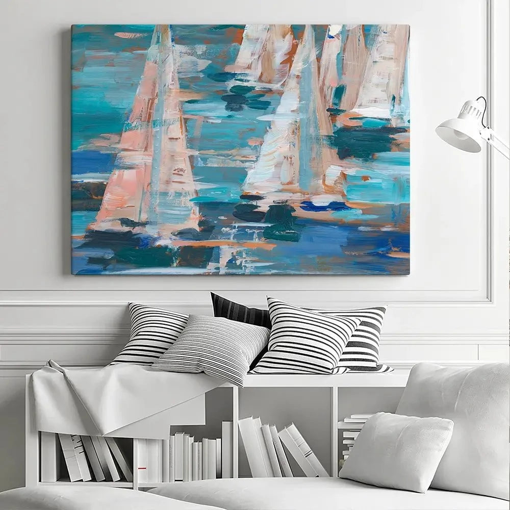 Pop Regatta Canvas Print Pop Regatta Canvas Print wall art product Ethan Harper