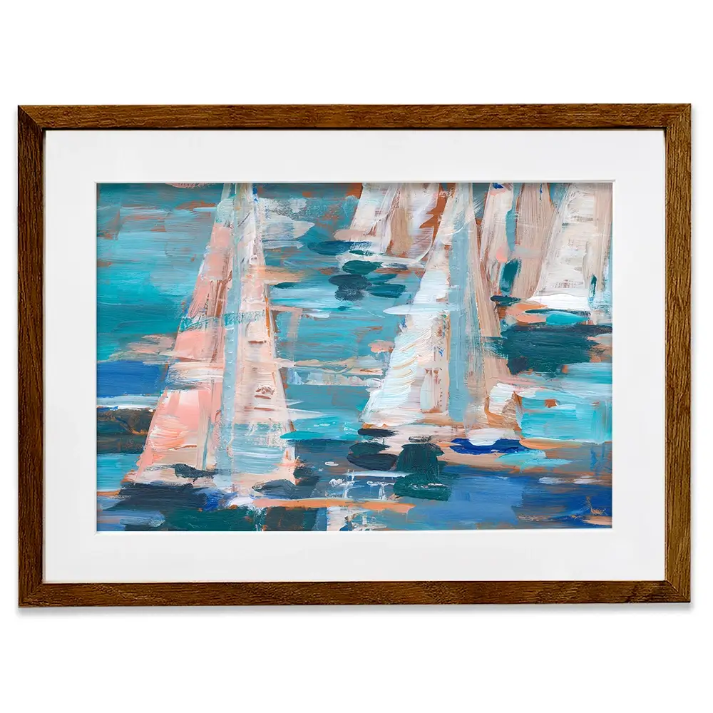 Pop Regatta Framed Art Print Pop Regatta Framed Art Print wall art product Ethan Harper