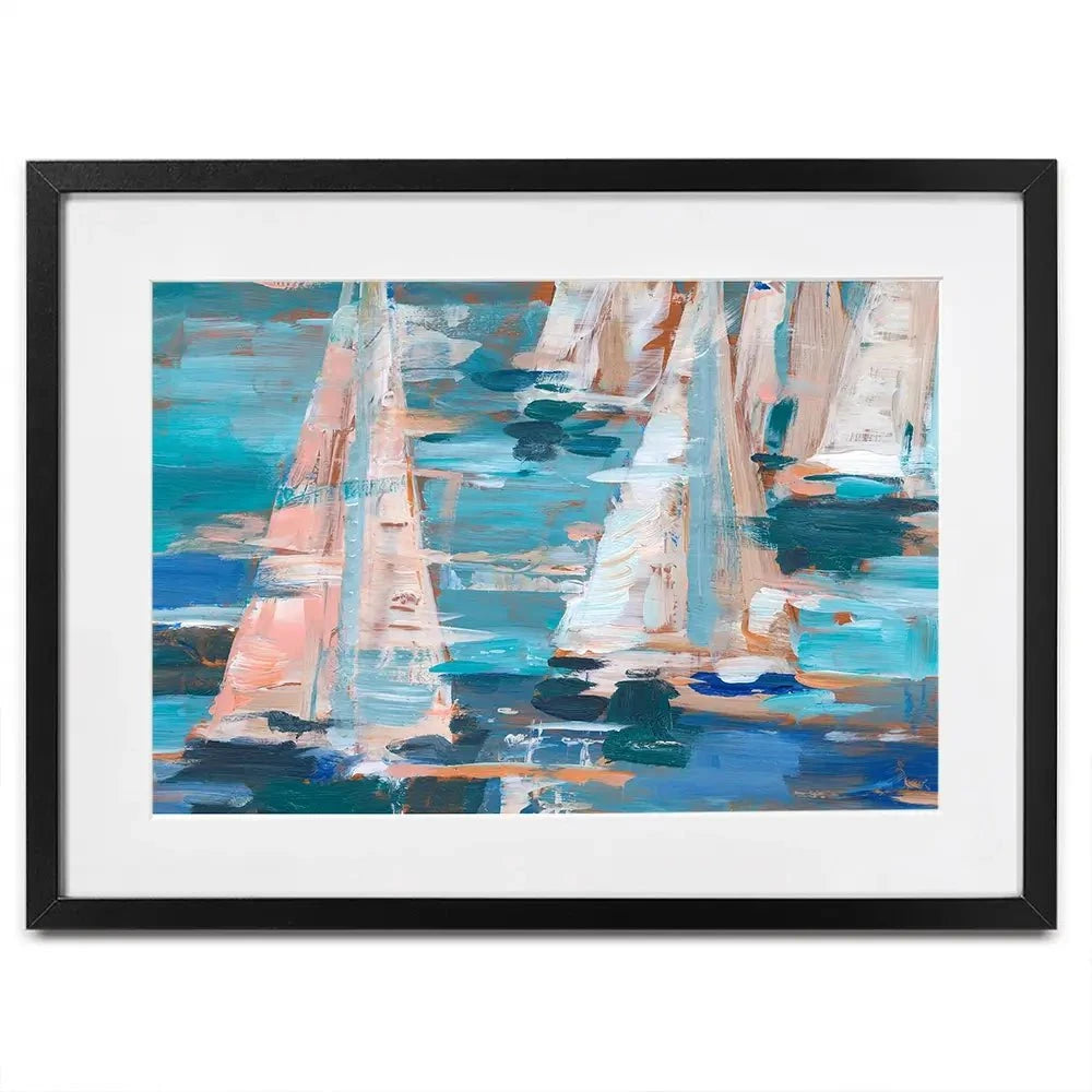 Pop Regatta Framed Art Print Pop Regatta Framed Art Print wall art product Ethan Harper