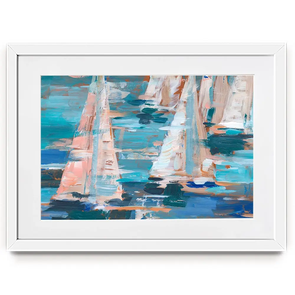 Pop Regatta Framed Art Print Pop Regatta Framed Art Print wall art product Ethan Harper