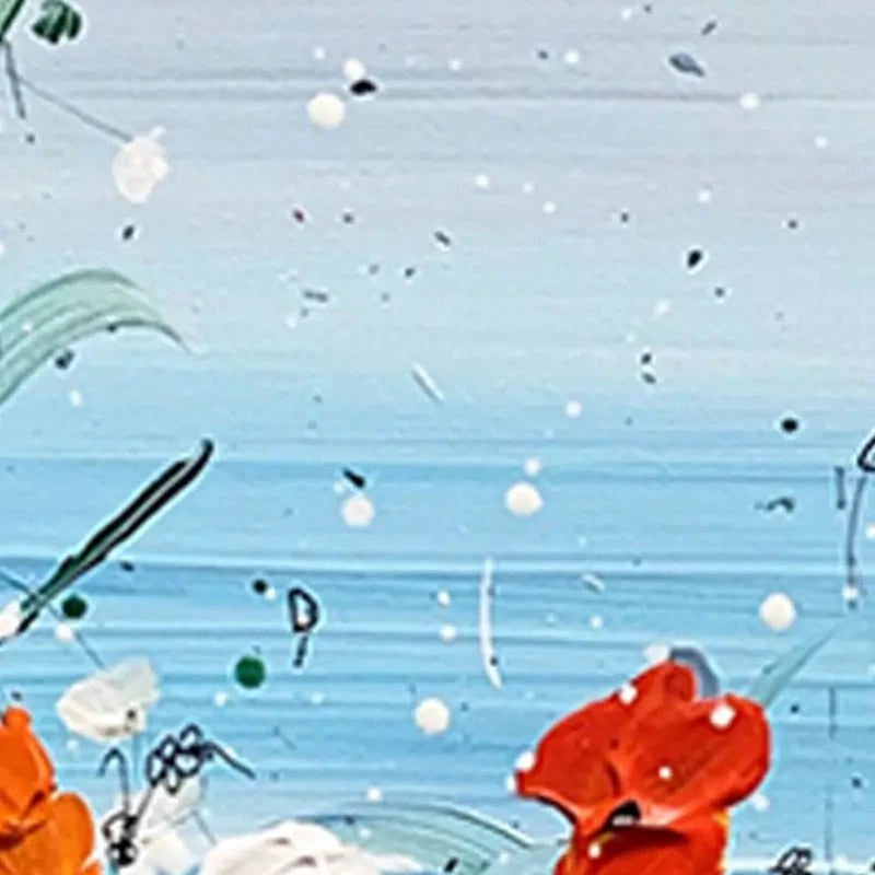 Poppies By The Sea Canvas Print Poppies By The Sea Canvas Print wall art product Charlotte Anna Reed
