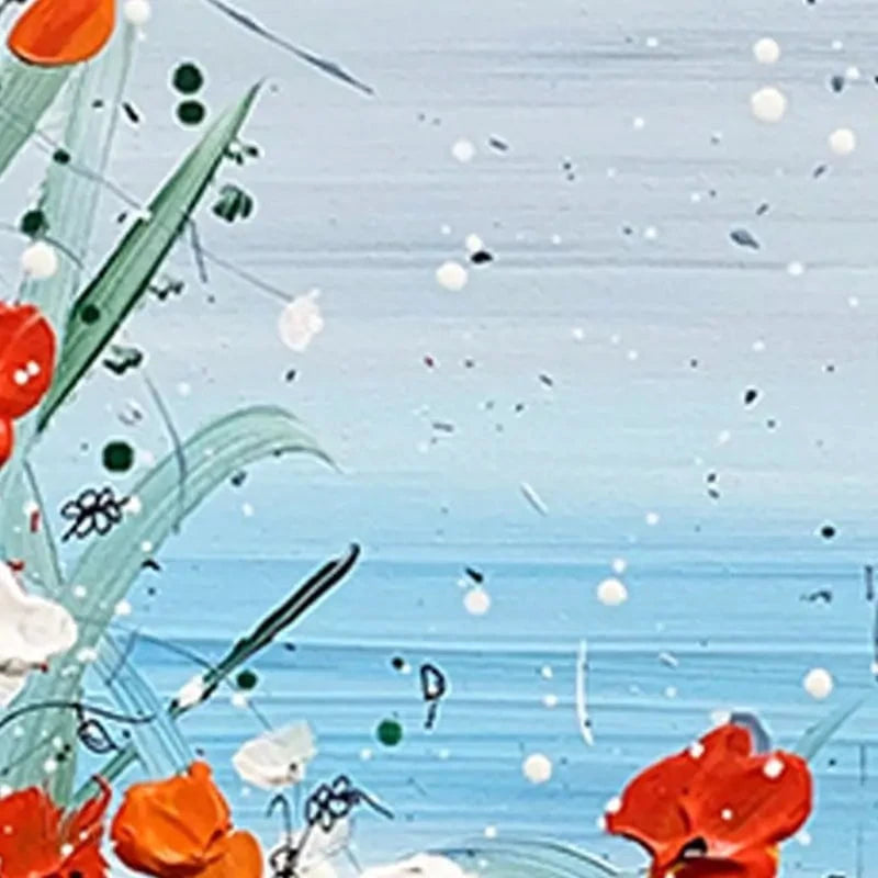 Poppies By The Sea Framed Art Print Poppies By The Sea Framed Art Print wall art product Charlotte Anna Reed