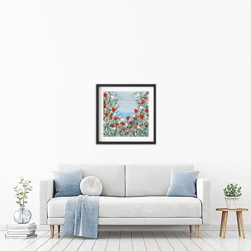 Poppies By The Sea Framed Art Print Poppies By The Sea Framed Art Print wall art product Charlotte Anna Reed