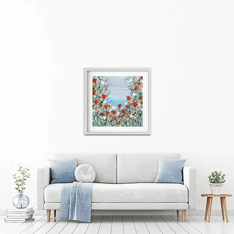 Poppies By The Sea Framed Art Print Poppies By The Sea Framed Art Print wall art product Charlotte Anna Reed