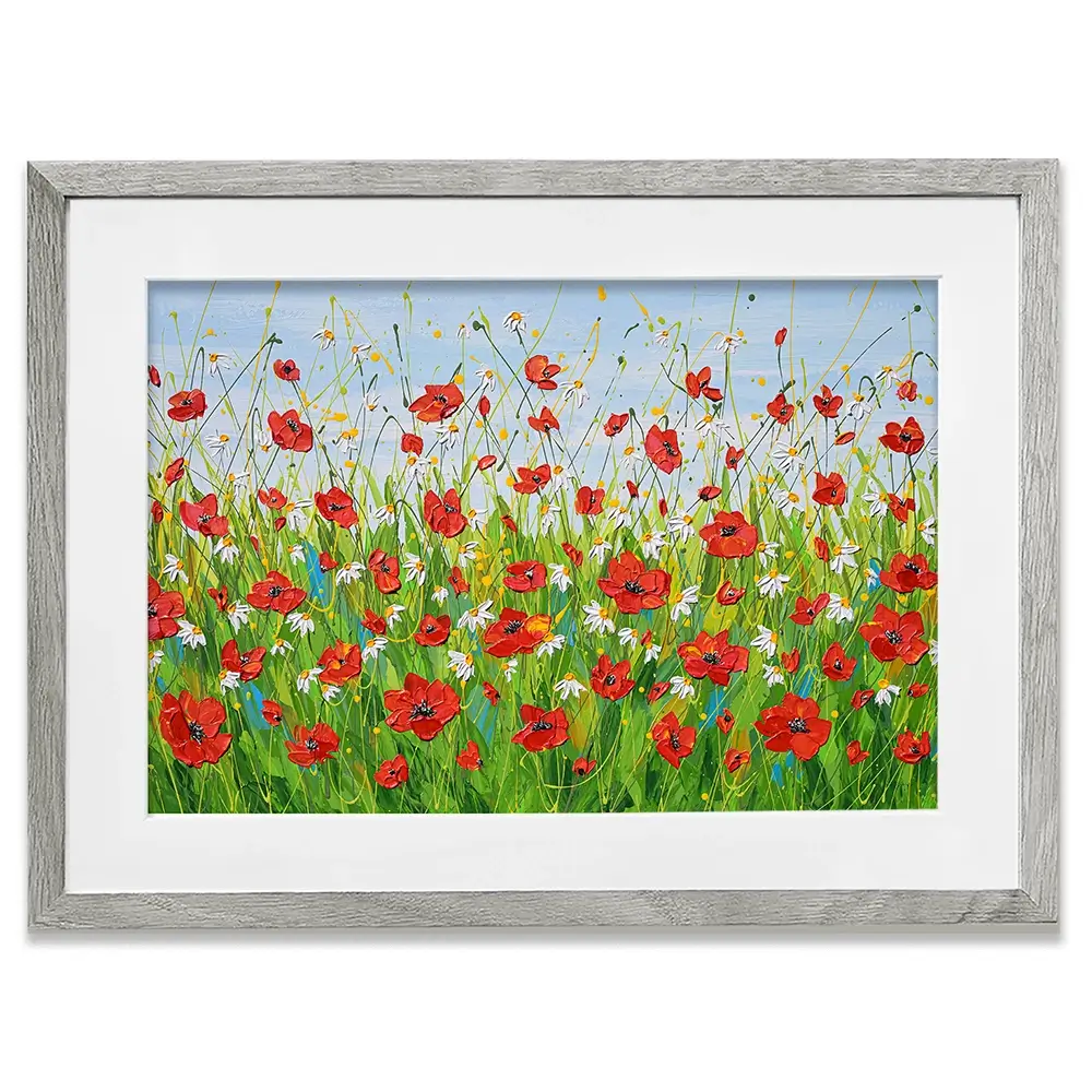 Poppies Galore Framed Art Print Poppies Galore Framed Art Print wall art product Olga Tkachyk