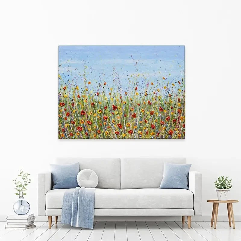 Poppies In July Canvas Print Poppies In July Canvas Print wall art product Olga Tkachyk