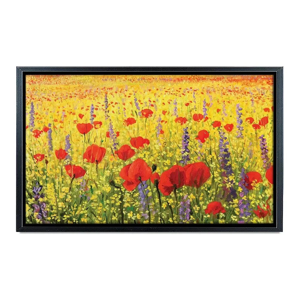 Poppies Oil Painting Canvas Print Poppies Oil Painting Canvas Print wall art product Kiril Stanchev / Shutterstock