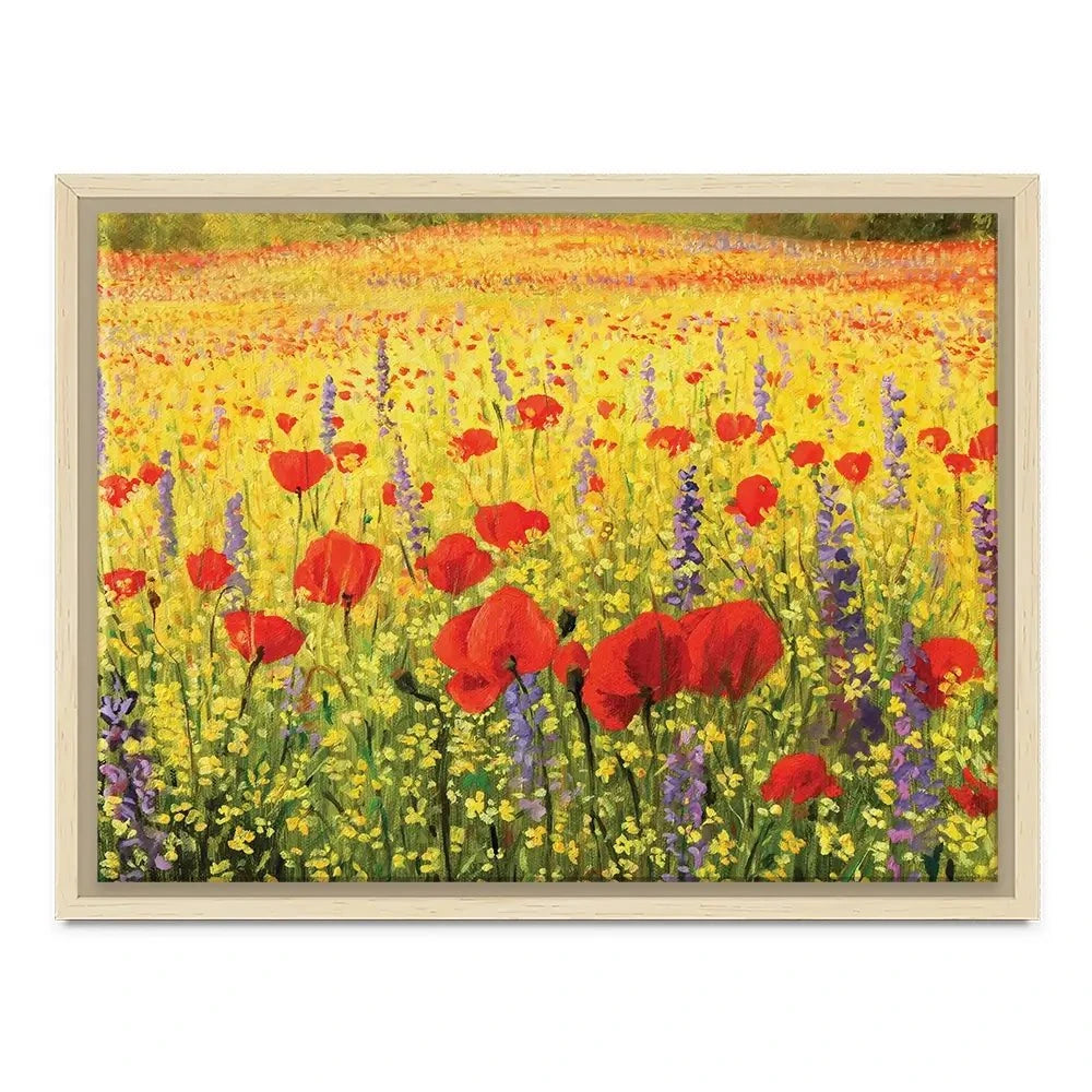 Poppies Oil Painting Canvas Print Poppies Oil Painting Canvas Print wall art product Kiril Stanchev / Shutterstock