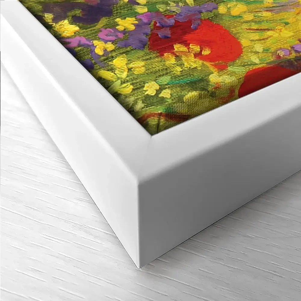 Poppies Oil Painting Trio Canvas Print Poppies Oil Painting Trio Canvas Print wall art product Kiril Stanchev / Shutterstock