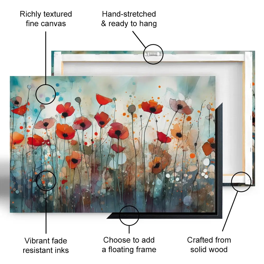 Poppies Oversized Canvas Print Poppies Oversized Canvas Print wall art product David Alexander Elder
