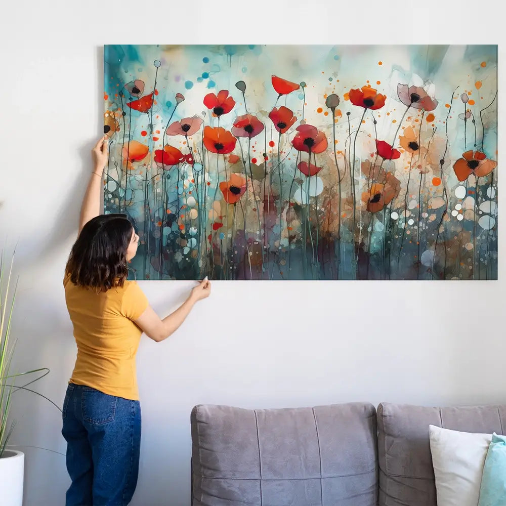 Poppies Oversized Canvas Print Poppies Oversized Canvas Print wall art product David Alexander Elder