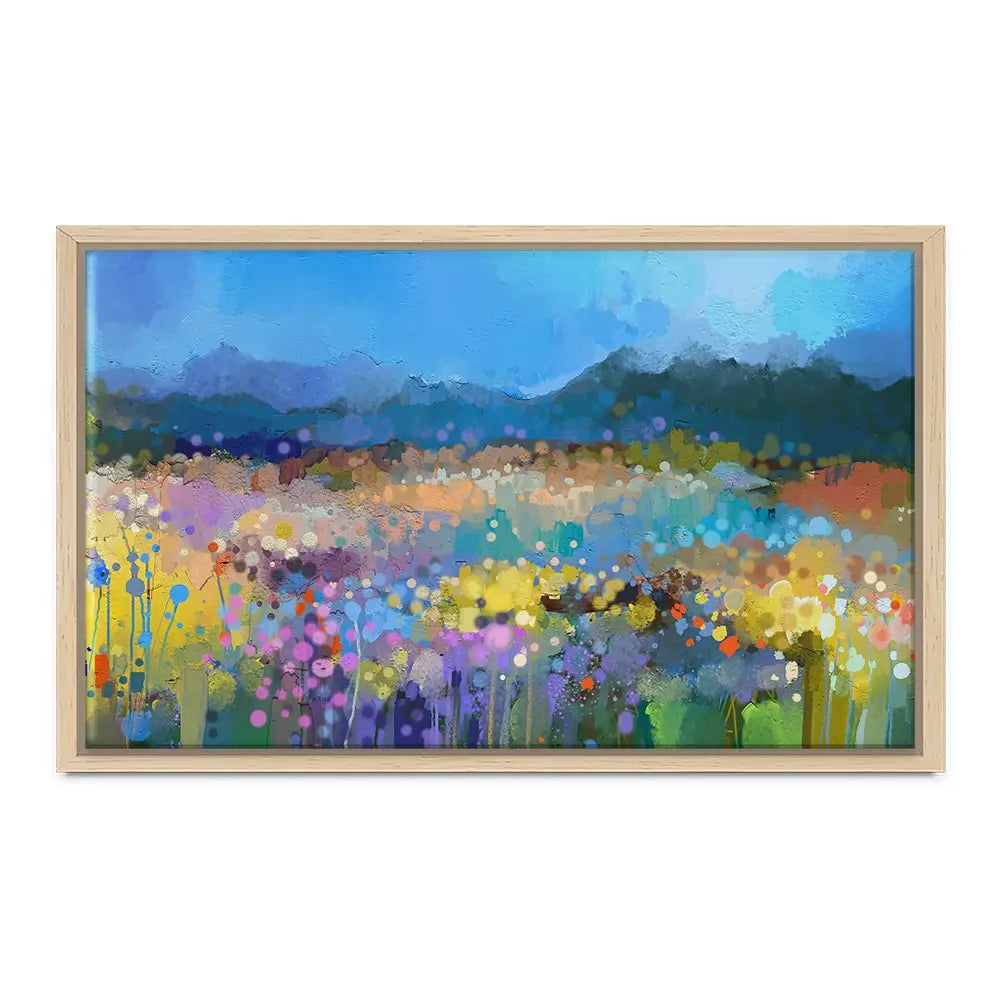 Popping Garden Canvas Print Popping Garden Canvas Print wall art product Art Print Shop