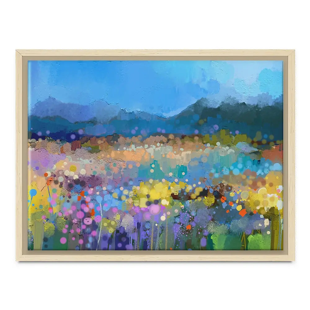 Popping Garden Canvas Print Popping Garden Canvas Print wall art product Art Print Shop