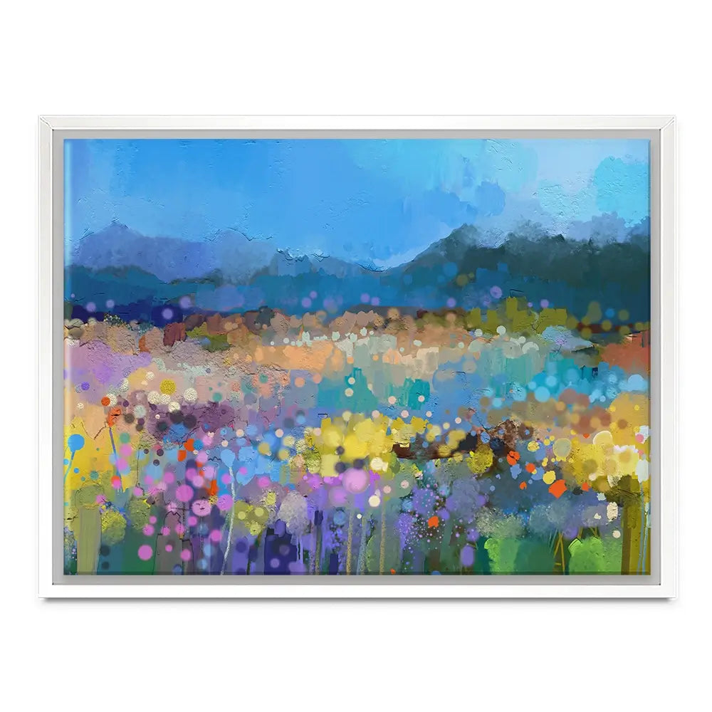 Popping Garden Canvas Print Popping Garden Canvas Print wall art product Art Print Shop