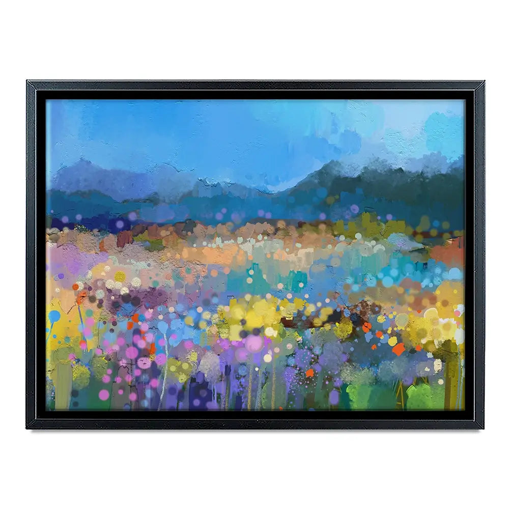 Popping Garden Canvas Print Popping Garden Canvas Print wall art product Art Print Shop