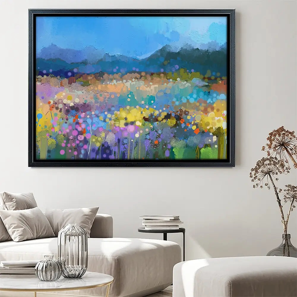 Popping Garden Canvas Print Popping Garden Canvas Print wall art product Art Print Shop