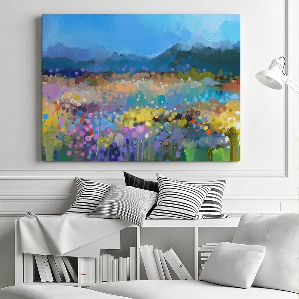 Popping Garden Canvas Print Popping Garden Canvas Print wall art product Art Print Shop