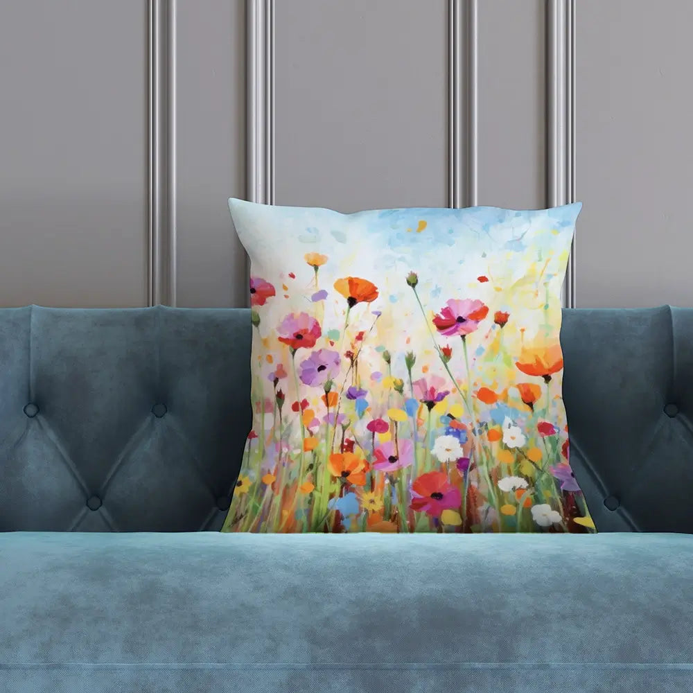 Popping Poppies Cushion Popping Poppies Cushion wall art product Art Print Shop