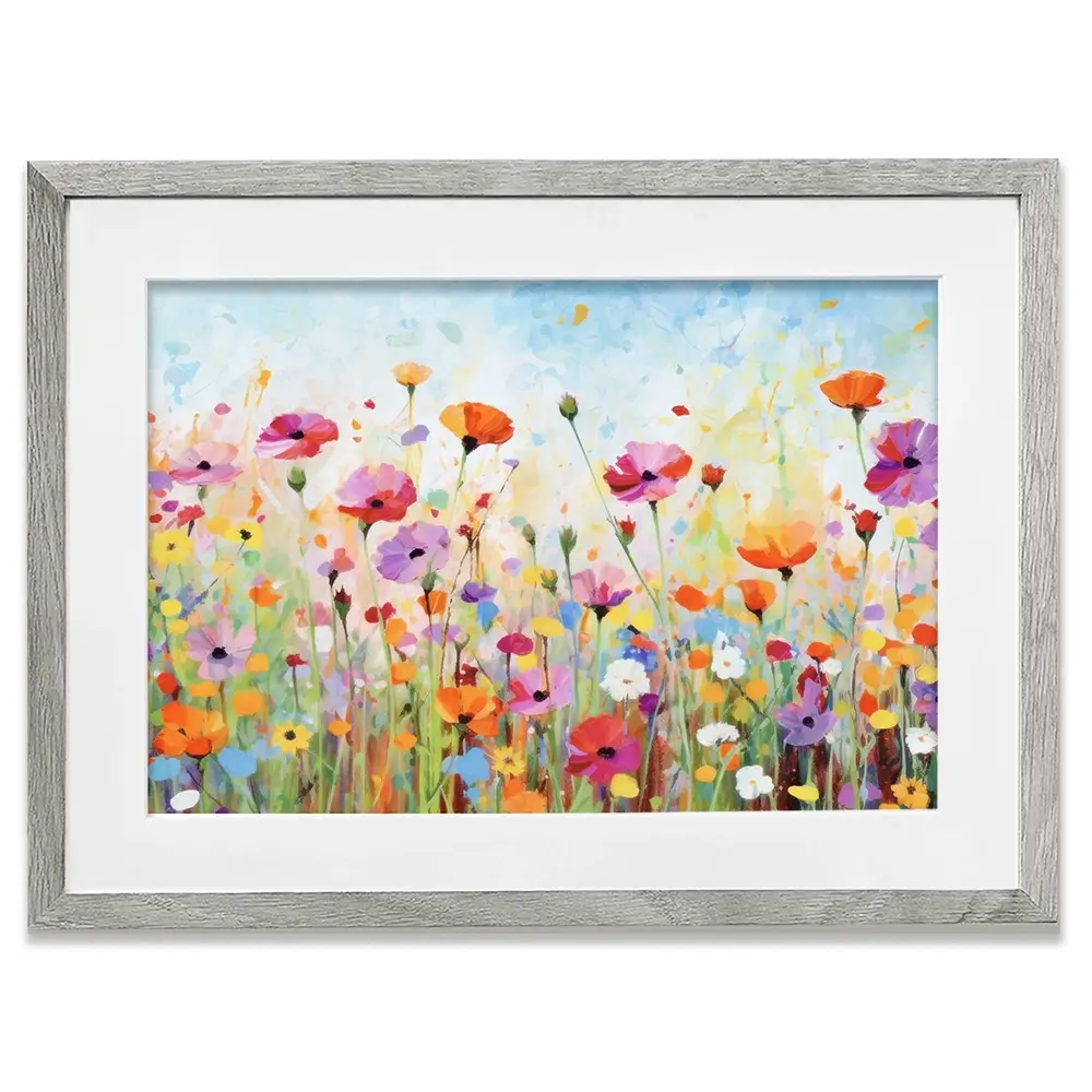 Popping Poppies Framed Art Print Popping Poppies Framed Art Print wall art product Gina Kelly - Independent