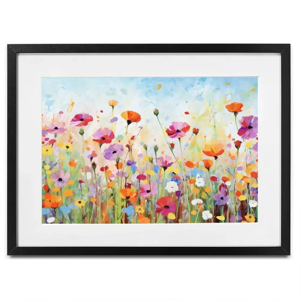 Popping Poppies Framed Art Print Popping Poppies Framed Art Print wall art product Gina Kelly - Independent