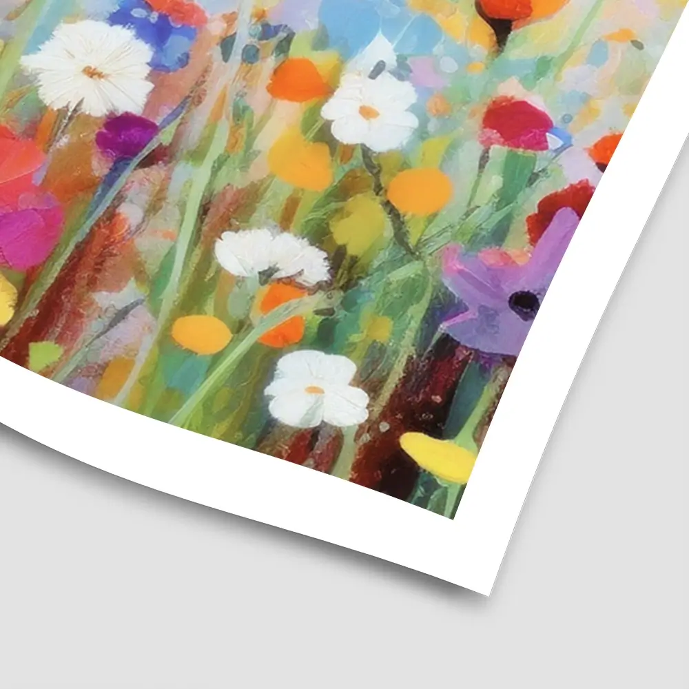 Popping Poppies Square Art Print Popping Poppies Square Art Print wall art product Art Print Shop