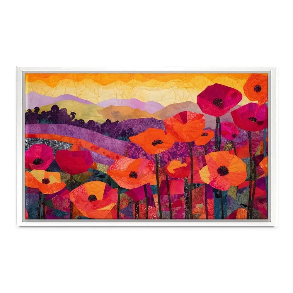 Poppy At Sunset Canvas Print Poppy At Sunset Canvas Print wall art product Treechild