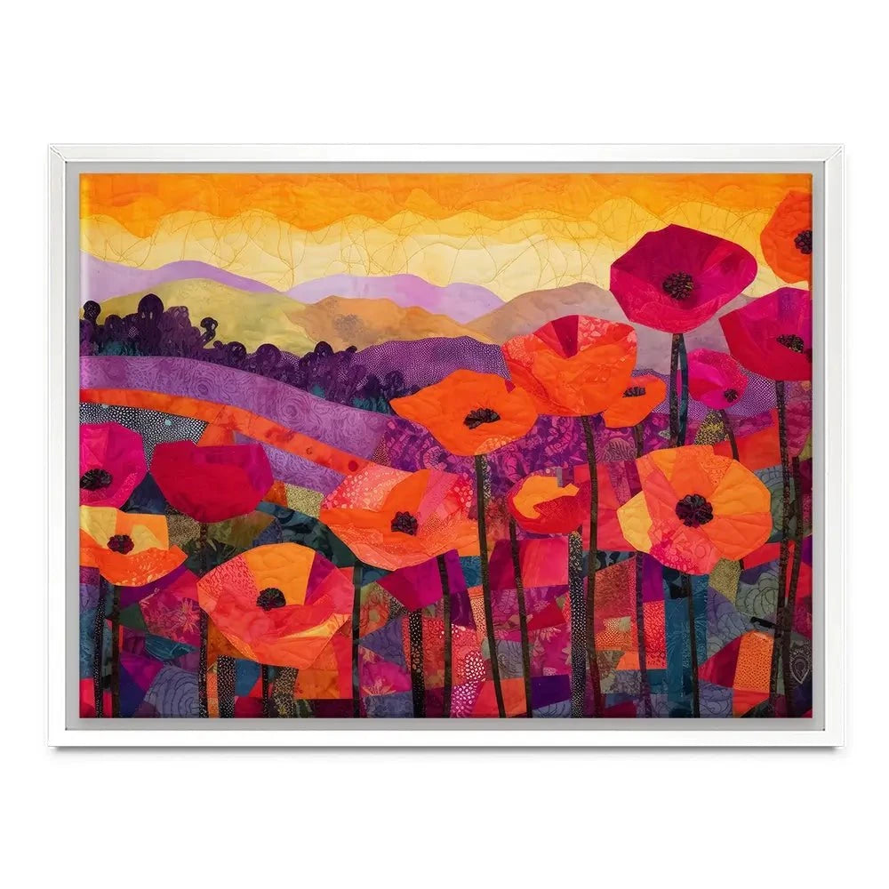 Poppy At Sunset Canvas Print Poppy At Sunset Canvas Print wall art product Treechild