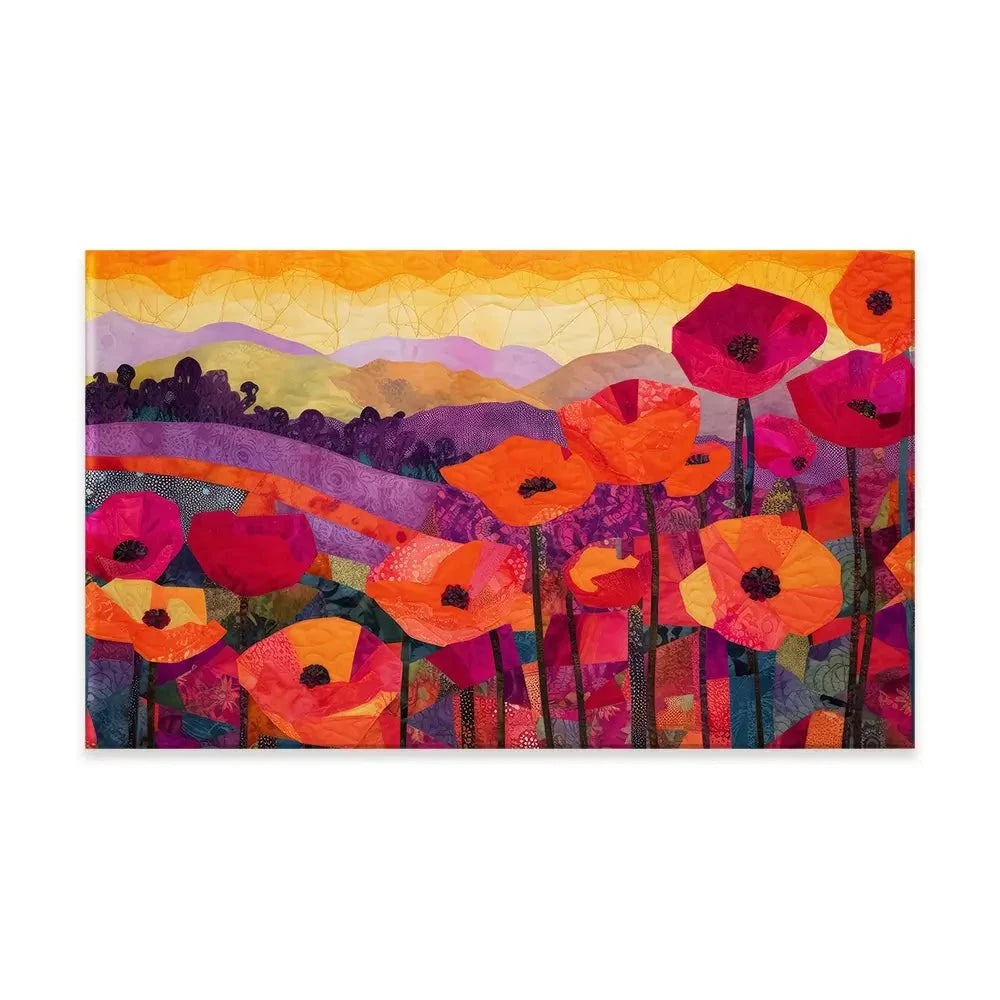 Poppy At Sunset Canvas Print Poppy At Sunset Canvas Print wall art product Treechild