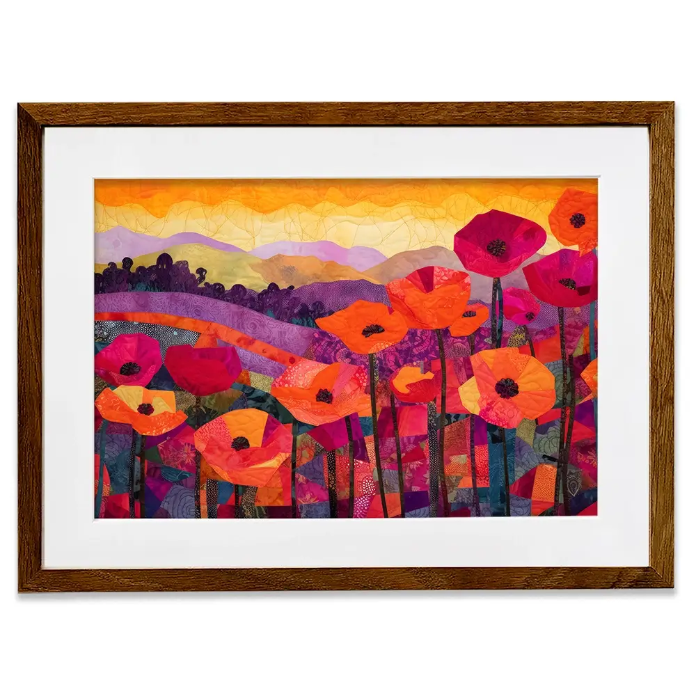 Poppy At Sunset Framed Art Print Poppy At Sunset Framed Art Print wall art product Treechild