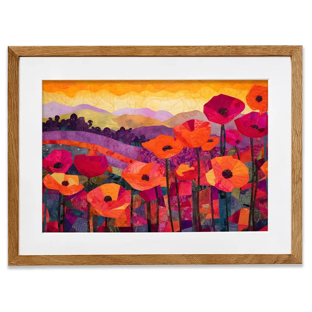 Poppy At Sunset Framed Art Print Poppy At Sunset Framed Art Print wall art product Treechild