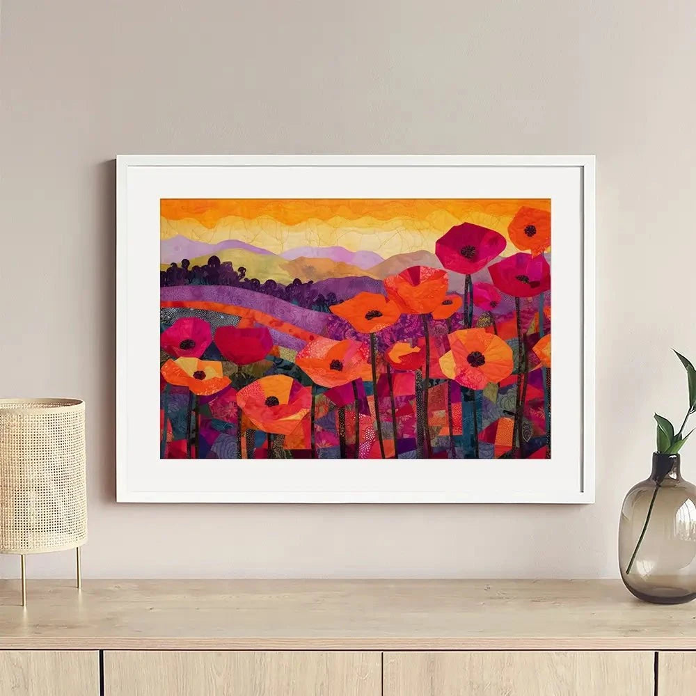 Poppy At Sunset Framed Art Print Poppy At Sunset Framed Art Print wall art product Treechild