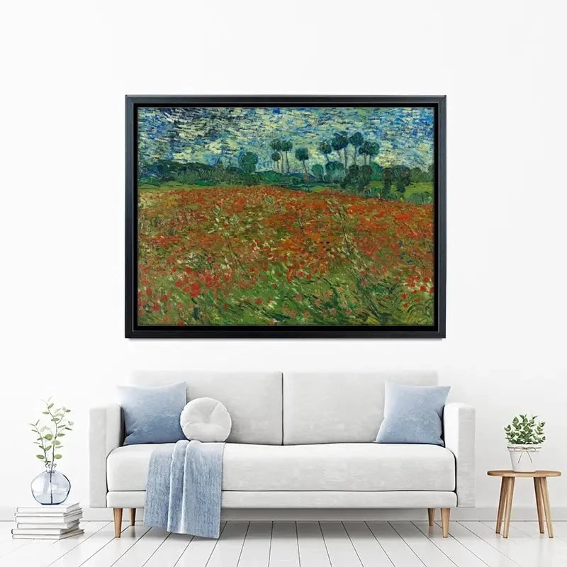 Poppy Field Canvas Print Poppy Field Canvas Print wall art product Vincent Van Gogh