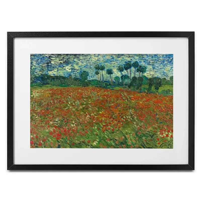 Poppy Field Framed Art Print Poppy Field Framed Art Print wall art product Vincent Van Gogh