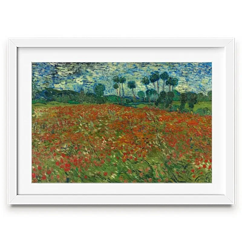 Poppy Field Framed Art Print Poppy Field Framed Art Print wall art product Vincent Van Gogh