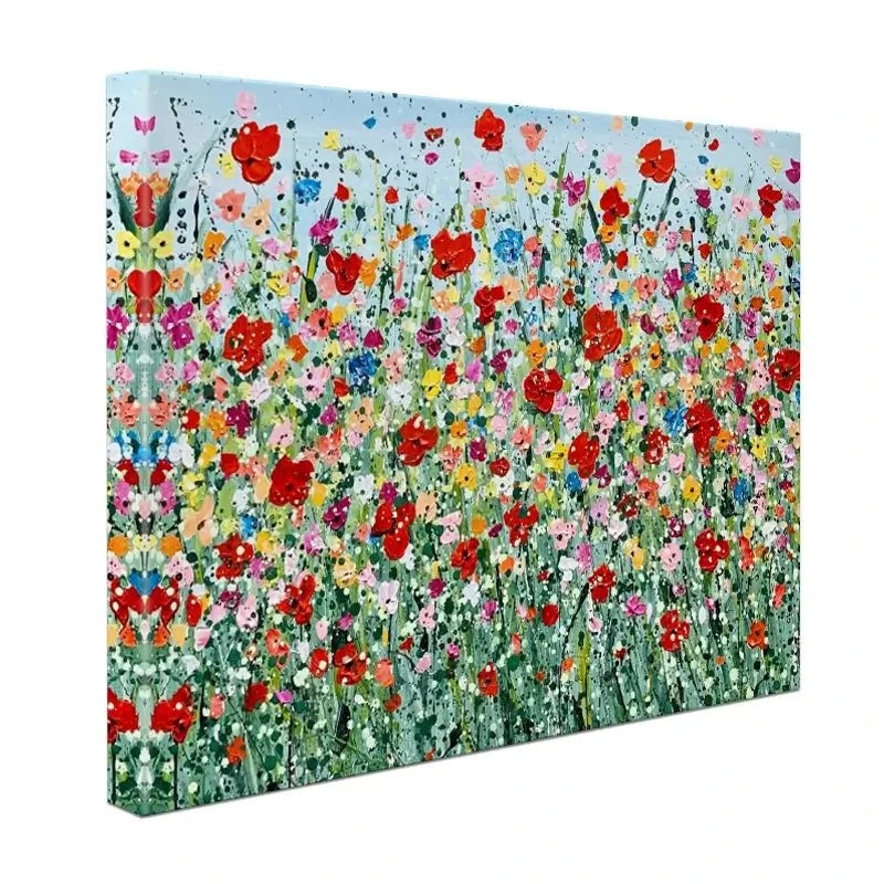 Poppy Flurry Canvas Print Poppy Flurry Canvas Print wall art product Charlotte Anna Reed