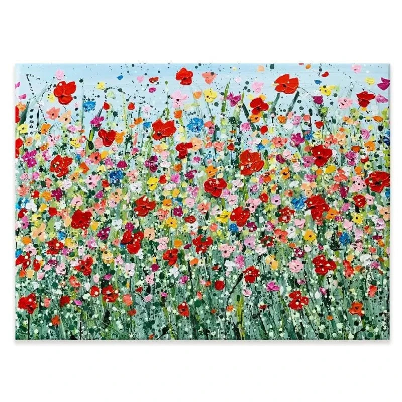Poppy Flurry Canvas Print Poppy Flurry Canvas Print wall art product Charlotte Anna Reed