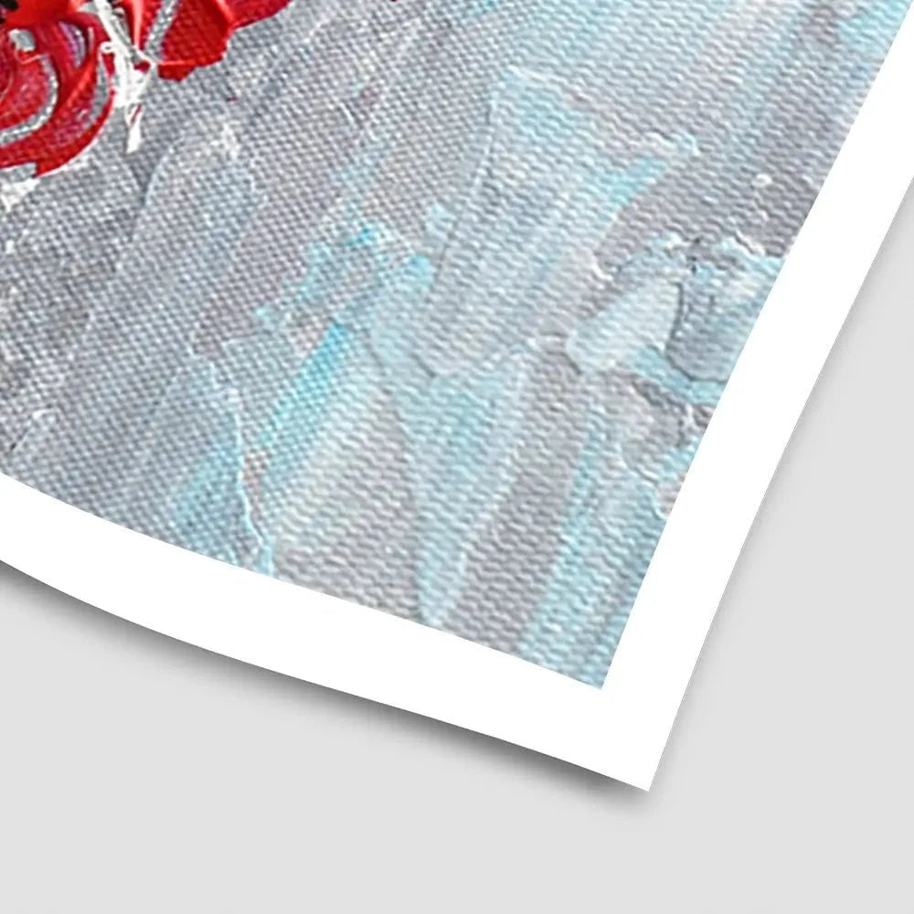 Poppy Heart Art Print Poppy Heart Art Print wall art product Olga Tkachyk