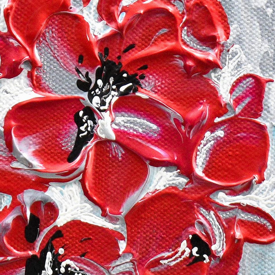 Poppy Heart Art Print wall art product Olga Tkachyk