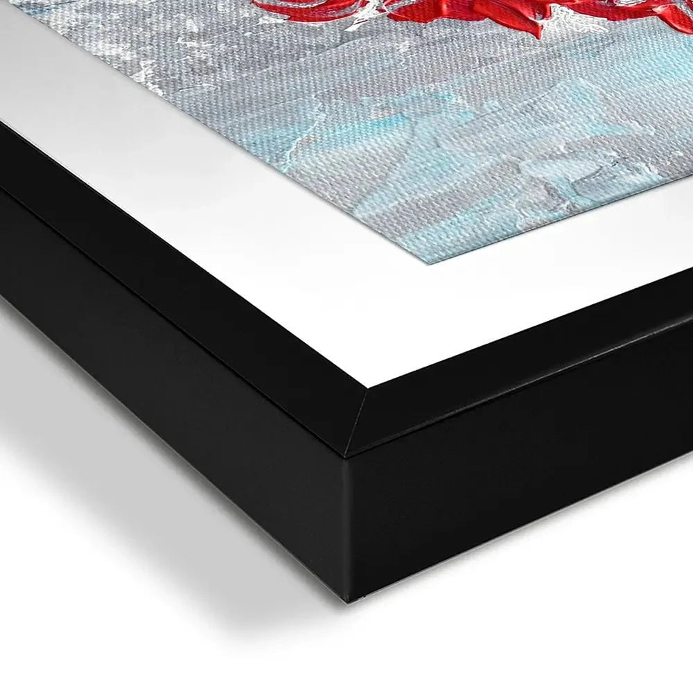 Poppy Heart Framed Art Print Poppy Heart Framed Art Print wall art product Olga Tkachyk