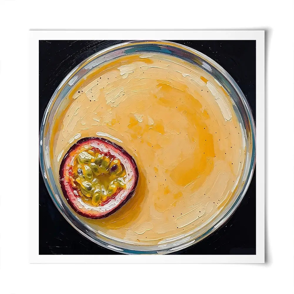 Pornstar Martini Cocktail Square Art Print Pornstar Martini Cocktail Square Art Print wall art product David Alexander Elder